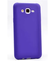 Samsung Galaxy J7 Max Uyumlu Kılıf Zore Premier Silikon Kapak (Mor)