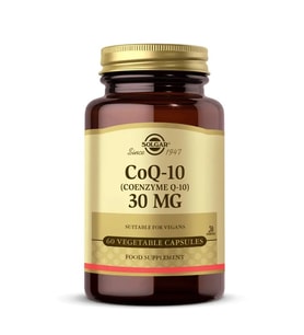 Solgar Coenzyme Q10 30mg 60 Vegi Kapsül