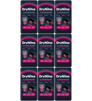 Drynites Emici Gece Külodu/Külot Bez Kız 8-13 Yaş 30-48KG Large 81 Adet 9PK*9 Alt Islatmalara Karşı