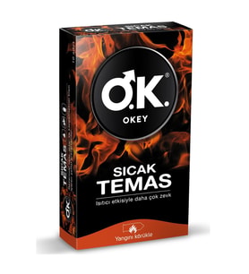 Okey Sıcak Temas Prezervatif 10 Adet