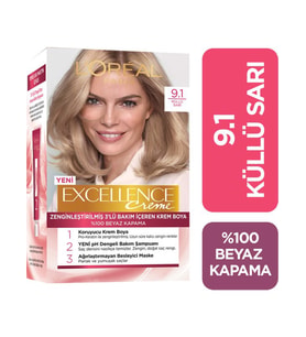 L'Oréal Paris Excellence Creme Saç Boyası 9.1 Sarı Küllü