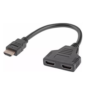 PM-31348 HDMI Erkek HDMI TO 2x Dişi Adaptör 30Cm Kablo Çoklayıcı Splitter