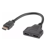 PM-31348 HDMI Erkek HDMI TO 2x Dişi Adaptör 30Cm Kablo Çoklayıcı Splitter
