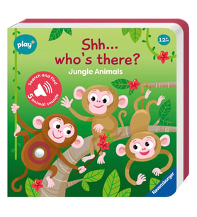Ravensburger Play+ Shh...Who's There: Jungle Animals - My First Look and Find