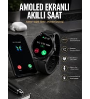 Akıllı Saat Amoled Ekran 3 Kordonlu Nfc Ve Gps Uyumlu