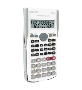 DELİ 82MS 240 BİLİMSEL FONKSİYONLU HESAP MAKİNESİ 12 HANE BEYAZ