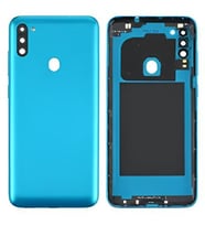 Samsung Galaxy M11 - SM-M115 FULL Kasa Arka Kapak Takım MAVİ