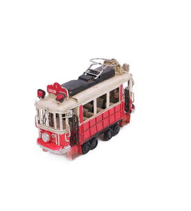 Dekoratif Metal Taksim Tramvay Orta Boy -1104W-5 MODEL-M47