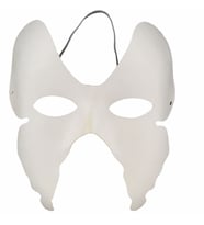 Südora Karton Kelebek Maske (Siyah)