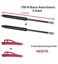BAZA AMORTİSÖRÜ GASAN MARKA 750N ,2 ADET BAZA PİSTONU 