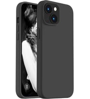 iPhone 15 ile Uyumlu İçi Kadife Lansman Silikon Kılıf – Kamera Korumalı, Darbe Emici, Premium Yumuşak Kapak Siyah