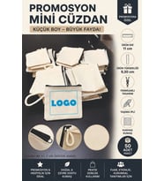 Promosyon Mini Cüzdan (50'li Paket)