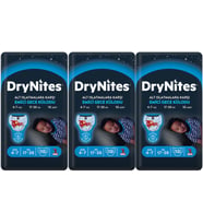 Drynites Emici Gece Külodu/Külot Bez Erkek 4-7 Yaş 17-30KG Small 30Adet 3PK*10 Alt Islatmalara Karşı