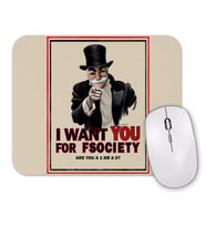 Mr Robot I Want You for Fsociety Mouse Pad