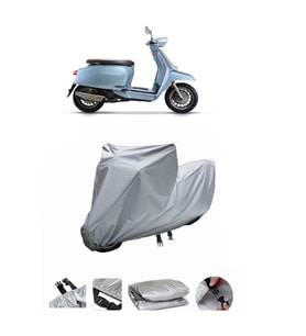 Lambretta V200 Special  Gri Motosiklet Brandası ARKA ÇANTA UYUMLU DEĞİLDİR