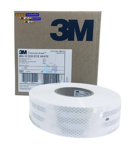 3M 983 Beyaz Petekli Reflektif Şerit Bant 55 mm x 50 mt