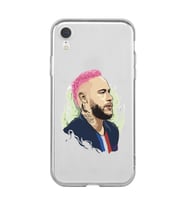 Iphone XR Uyumlu Neymar Tasarımlı Şeffaf Telefon Kılıfı