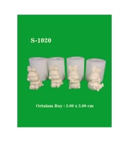 4 LÜ Tavşan Set Silikon Kalıp (S1020)