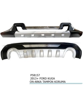 Ford Kuga Uyumlu Ön Ve Arka Tampon Koruma Difüzör 2017+ Parça