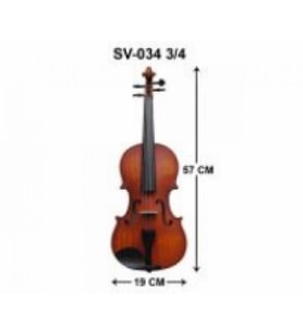 Swing SV-043 3/4 Keman (Taşıma Çantası Yay Reçine Dahil)