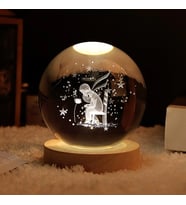 Ahşap Altlıklı Usb'Li Gece Lambası