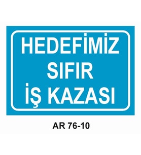 İŞ GÜVENLİĞİ UYARI LEVHASI 1 ADET PVC 21 X 29CM