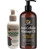 Hoodia Gel 150 ml Fatburner Jel + Anti-Cellulite Massage Oil 240 ml Masaj Yağı
