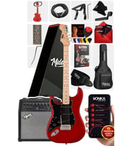 Midex RPH-31RD-50AMP Solak Elektro Gitar 50W Amfili Full Set