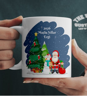 Yeni Yıl Kutlama Mesajlı Kupa