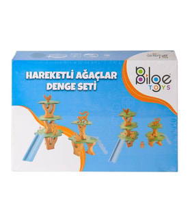 BLG-101 Ahşap Hareketli Ağaçlar Denge Seti