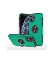 iPhone 11 Pro Max Kılıf Elit Yüzüklü Kapak - Yeşil