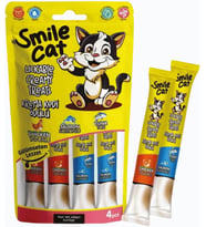 Smile Kedi Mix Krema Ödülü 4'lü (Ton-Somon-Tavuk)