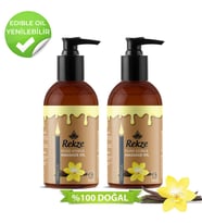 Rekze 2 Adet Valinya Aromalı Yenilebilir Erotik Vücut Masaj Yağı 120 ml