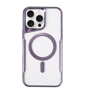 Apple İphone 16 Pro Max Kılıf Boyi Magsafe Silikon Kapak - Derin Mor