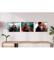 Premium Kişiye Özel 3 Adet Metal Poster Full Hd Kalite Baskı 10x10 cm