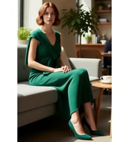 Kadın Bodycon Kesim Midi Triko Elbise Uzun Kollu Uyumlu Kazak İkili Takım Şık Günlük Stile Uygun