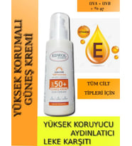 Edwol Leke Karşıtı SPF50+ Yüksek Koruma Leke Karşıtı ve Aydınlatıcı Nemlendirici Güneş Kremi
