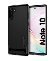 Spigen Galaxy Note 10 ile Uyumlu Kılıf Neo Hybrid Shiny Black