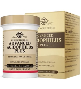 Solgar Advanced Acidophilus Plus 60 Kapsül