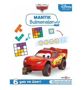 Disney Eğitsel Arabalar Çıkartmalı Mantık Bulmacaları