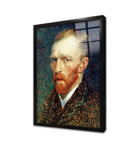 Vincent Van Gogh Portesi Çerçeveli Cam Tablo