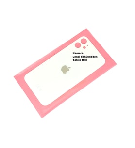 Tkgz İPhone 11 Arka Kapak (CAM) Beyaz