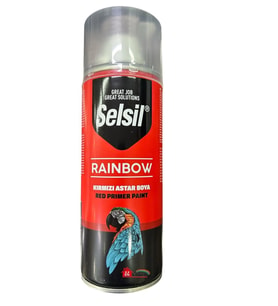 Mey İthalat® Selsil Rainbow Akrilik Sprey Astar 3009 Kırmızı