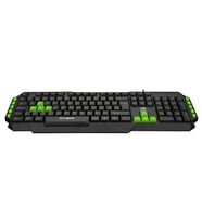 Hytech HYK-46 GAMY Siyah USB Yeşil Tuşlu Q Gaming Oyuncu Klavyesi