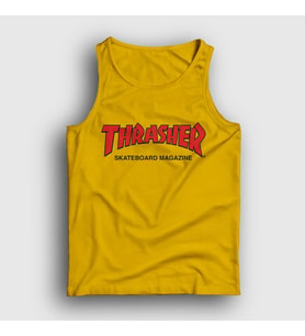Presmono Unisex Sarı Logo V3 Thrasher Atlet 278633tt (Sarı)
