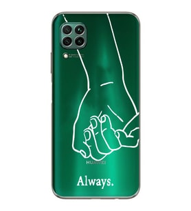 Huawei P40 Lite Uyumlu Baskılı Yumuşak Silikon Şeffaf Telefon Kılıfı