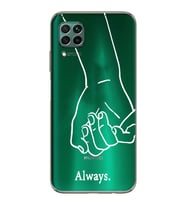 Huawei P40 Lite Uyumlu Baskılı Yumuşak Silikon Şeffaf Telefon Kılıfı