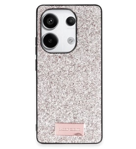 Onegif Xiaomi Redmi Note 13 Pro 4G Bright Simli Kapak - Gold