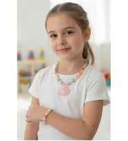 KIZ ÇOCUK MİDYE KOLYE BİLEKLİK SET