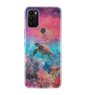 GM 21 Plus Kılıf HD Resim Baskılı Kaplumbağa StKd -065